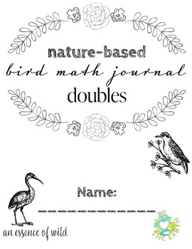 Preview of Math Doubles Facts Independent Workbook Activity | Forest School | Nature Study