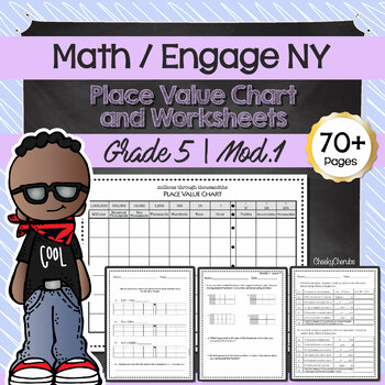 Preview of Math | Engage NY - 5th Grade Extra Worksheets (MODULE 1) + Answer Keys