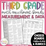 Math Enrichment Board Third Grade Measurement and Data Mat