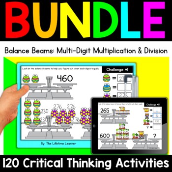 Preview of Logic Puzzles 4th 5th Grade Brain Teasers Fast Finishers Math Enrichment Bundle