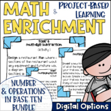 Math Enrichment & Project Based Learning Number & Operatio