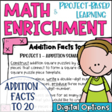 Math Enrichment and Project Based Learning Task Cards for 
