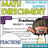 Math Enrichment and Project Based Learning Task Cards for 