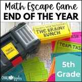 Math Escape Game - 5th Grade End of the Year Math Review