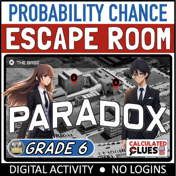 Preview of Math Escape Room: 6th Grade Probability - Anime Manga Spy