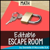 Math Escape Room (editable) - Create Your Own Escape Room game