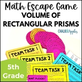 Math Escape Game - Volume of Rectangular Prisms
