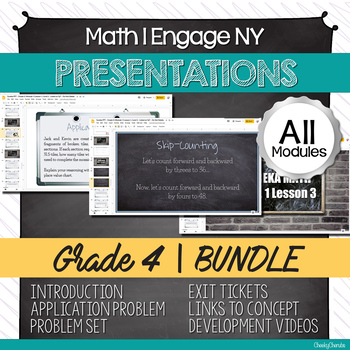 Preview of Math | Eureka Engage NY Presentations - 4th Grade | BUNDLE (ENTIRE YEAR)