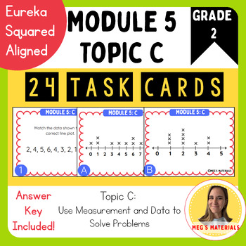 Math Eureka Squared Task Cards - 2nd Grade Module 5 - Topic C | TPT