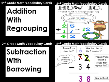 Preview of Math Lesson: Multi-Step Word Problems (TEK 2.4D) (With Vocabulary Cards)