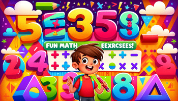 Preview of Math Exercises (Practise) For Third Grade 165 Questions with Answers