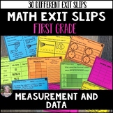 Math Exit Slips (Measurement and Data) 1.MD
