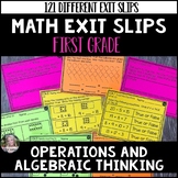 Math Exit Slips (Operations in Algebraic Thinking)