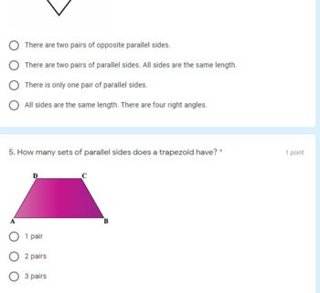 Preview of Math Exit Ticket: Symmetry and Shapes