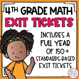 Math Exit Tickets FOURTH GRADE