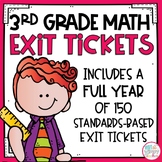 Math Exit Tickets THIRD GRADE
