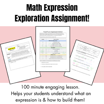 Preview of Math Expression Exploration Assignment!