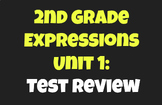 Math Expressions 2nd Grade Unit 1 Test Review