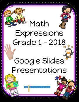 Preview of Math Expressions Grade 1 Units 1-8 Bundle (2018)