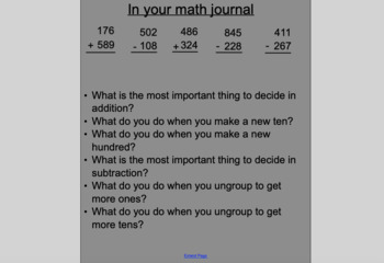 Preview of Math Expressions Grade 2 Unit 6 Lessons 8-14