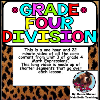 Preview of Math Expressions Unit 3: Division Video