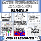 Math Extension and Enrichment Activities for Early Finishe