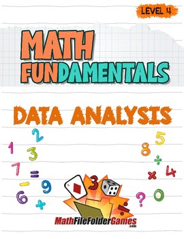 Preview of Math FUNdamentals - Data Analysis Level 4 Workbook (Grade 4)