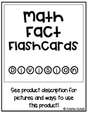 Math Fact Cards- Division 0-10