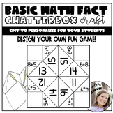 Math Fact Chatterbox | Design Your Own