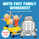 Math Fact Family Addition and Subtraction