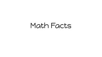 Preview of Math Fact Flash Cards