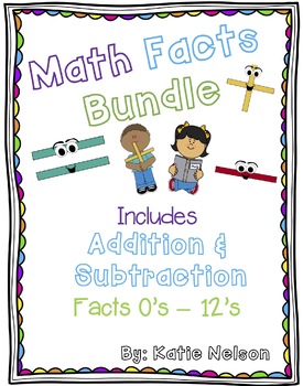 Preview of Math Fact Flashcards and Fluency Practice