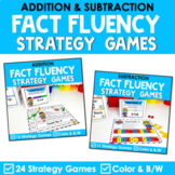 Addition & Subtraction Strategy Games - Math Fact Fluency