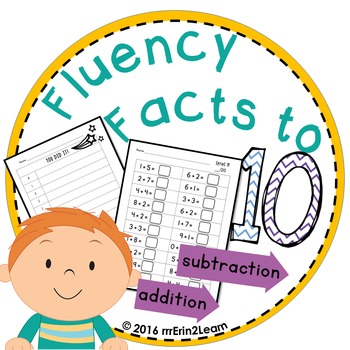 Preview of Math Fact Fluency Addition Subtraction Sprints First Grade