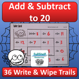 Math Fact Fluency Addition & Subtraction within 20 Practic