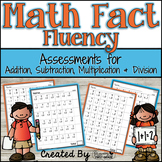 Math Fact Fluency Assessments