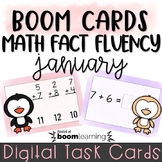 Math Fact Fluency - Boom Cards - January