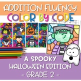 Math Fact Fluency Color By Code | Basic Addition | 2nd Gra