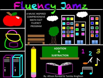 Preview of Math Fact Fluency "Doubles Song" and Practice Sheets-Addition
