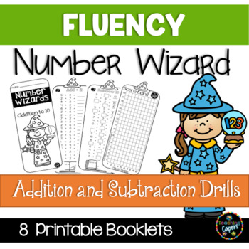 Preview of Math Fact Fluency Drills| Timed Tests| Addition and Subtraction Booklets