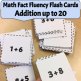 Math Fact Fluency Flash Cards - Addition to 20