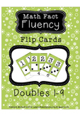 Math Fact Fluency - Flip Cards for practicing "doubles" 1-10