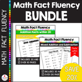 1st and 2nd Grade Math Fact Fluency Timed Tests Addition &