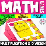 3rd Grade Multiplication Facts Fluency Math Review Games &
