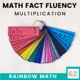 Math Fact Fluency Multiplication Flash Cards