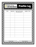 Math Fact Fluency Practice Log