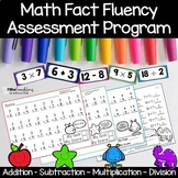 Math Fact Fluency Timed Tests | Addition, Subtraction, Mul