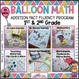 Math Fact Fluency Program | Centers & Games | BALLOON MATH