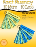 Math Fact Fluency Strips Ten More Than Ten Less Than