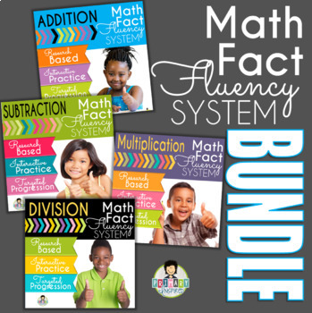 Preview of Math Fact Fluency Activities  *All Operations Bundle